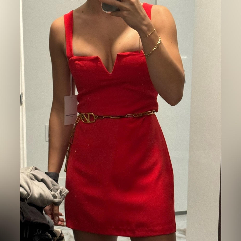 Amanda Uprichard Red Classic Dress